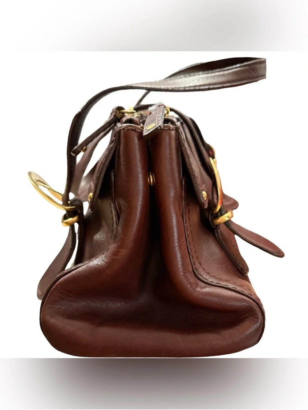 Michael Kors Classic Brown Leather Shoulder Bag - Women